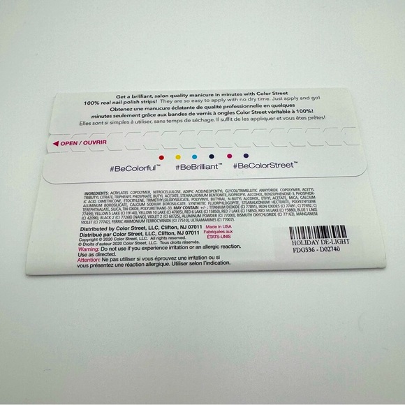 *Retired* Color Street: Holiday De-Light | Christmas Holiday Winter Silver - Picture 4 of 12